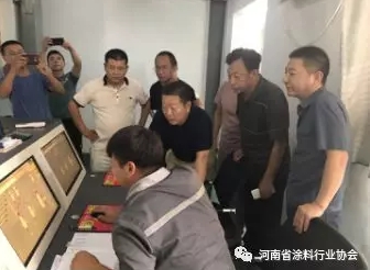 河南省塗料行業協會走訪新鄉市大樹實業有限公司